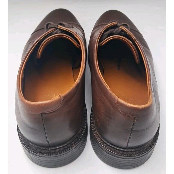 Polo Ralph Lauren Asher Captoe Oxfords Dress Shoes Mens Size 9D Brown Leather main image 9